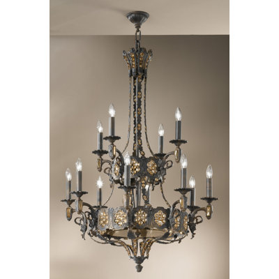 Colyer 12 - Light Tiered Chandelier