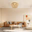 2-Light 31cm Solid Wood Farmhouse Flush Mount
