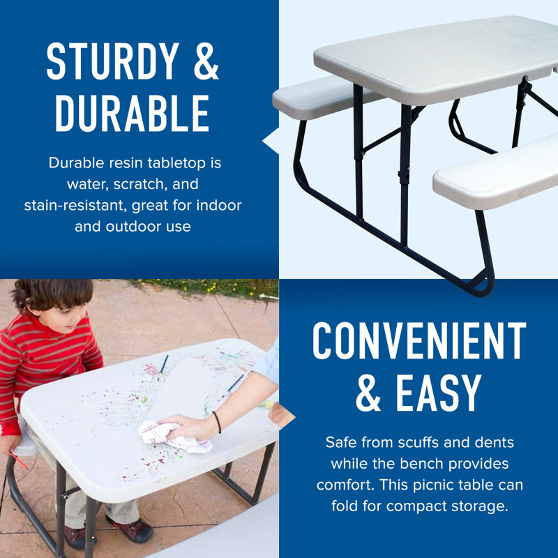 Table pliante portative 32,5 po