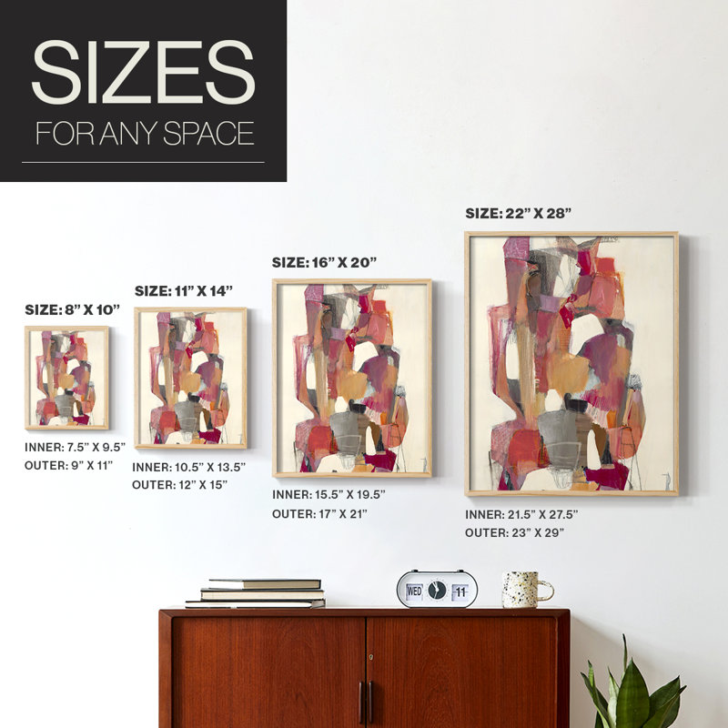Totem at Sunrise Framed Print - Solid Wood, Naturel, H 21 po x l 17 po