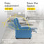Fauteuil inclinable inclinable et confortable de 26,99 po avec dossier réglable pour salon, chambre à coucher et cinéma maison Jex-1342938032