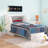 Kindig Murphy Bed Chest with 6" Mattress, Storage and Built-in Charger-670162782-632357426