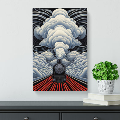 Steam Train Op - Wrapped Canvas