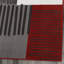 Tapis en polypropylène tissé à la machine Catarcio en rouge / gris / blanc-325899352