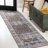 Alanya Ornate Medallion Machine-Washable Brown/Light Gray Rug-1048308462
