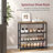 4 Tier 12 Pair Shoe Rack 29“W with adjustable shelves-703348490-728878944