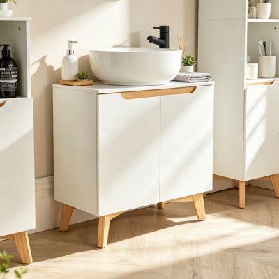 Wood Freestanding Under Sink Cabinet