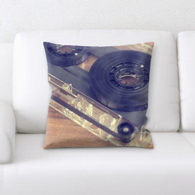 Microsuede Reversible Throw Pillow
