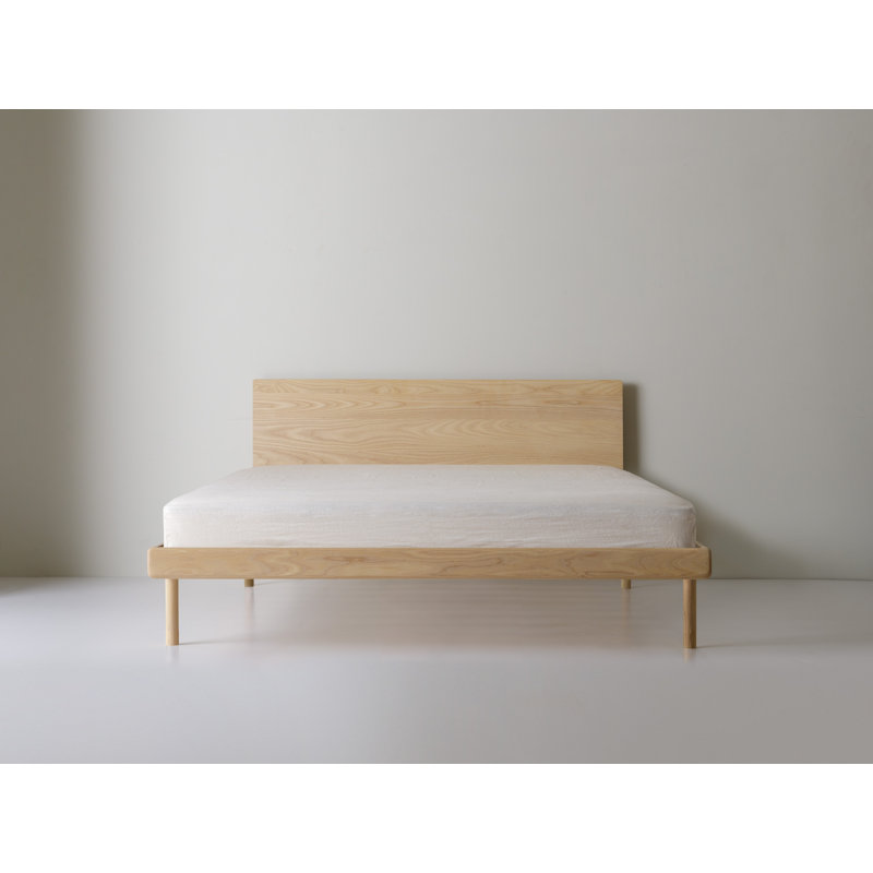 Simple Bed W/Headboard | Full, Twin, Ash