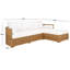 Anguilla Wicker Outdoor Chaise Sectional-752141508