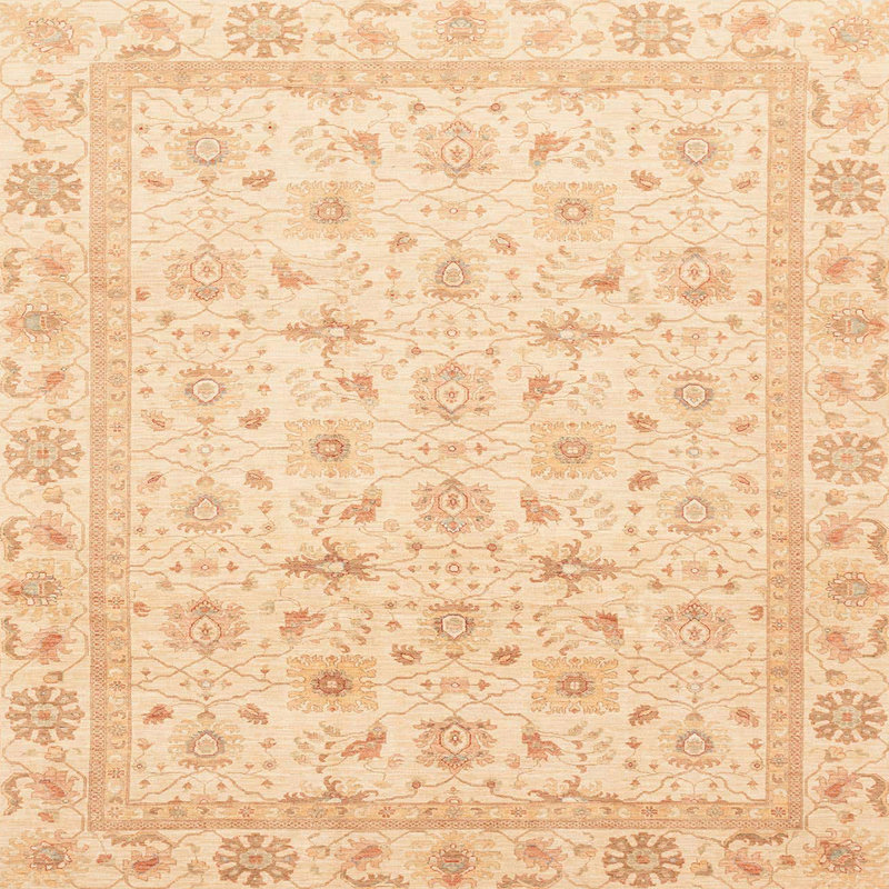 Abstract Indoor Rug, Square 6'
