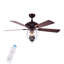 Ventilateur de plafond à 5 pales 52 po avec ensemble d’éclairage inclus Baldy-51486643