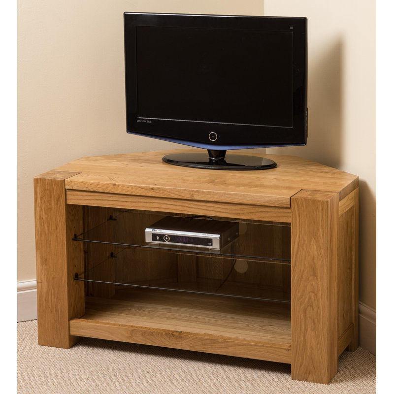 Hagan Unfinished Corner TV Stand for TVs up to 43"