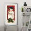 Bonhomme de neige II - Cadre photo, reproduction d'art sur papier-1142762121-1142762120