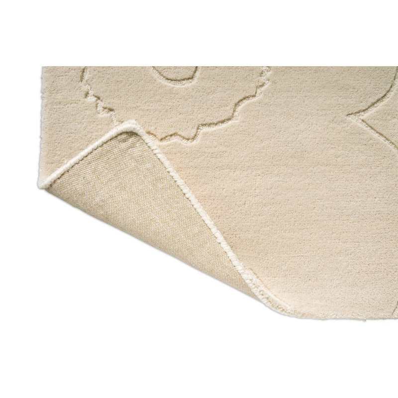 Piirto Unikko Natural White | 133701, Natural White, Rectangle 4'7" x 6'7"