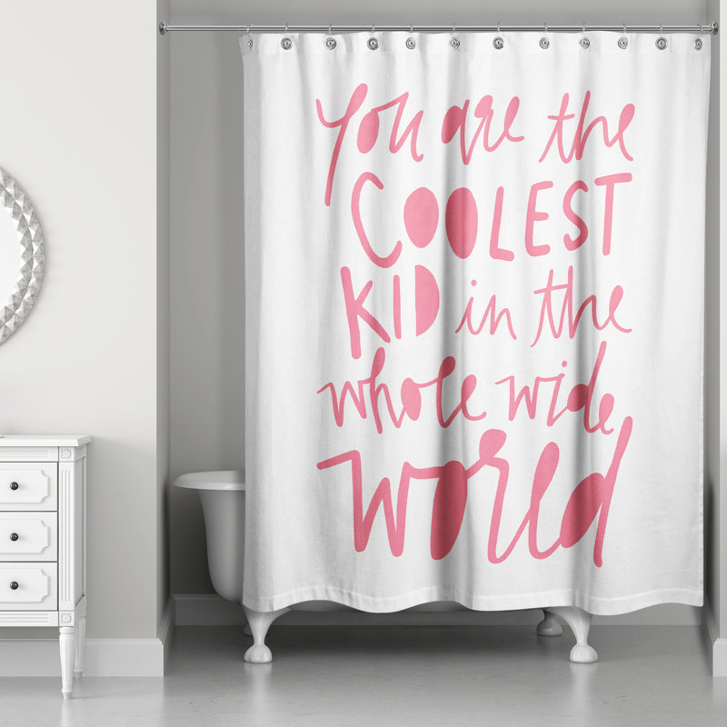Rideau de douche Yother, Rose