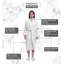 Egyptian-Quality Cotton Velour Toweling Bathrobe with Slippers Lightweight Robe-873818535