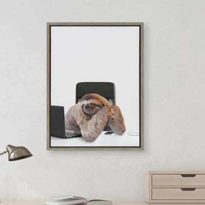 Sam Director of Shipping by The Creative Bunch Studio Framed Canvas Wall Art Print