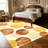 1PC Warm Neutral Watercolor Polka Dot Print area rugs for Living Room, Soft, All seasons, Easy-maintain, Washable Indoor mat, Farmhouse suitable for dining room, bedroom, kitchen, entryway, home office, hallway Home Decor, Outdoor Decor.-2024421233