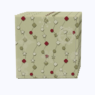 Earnistine 100% Cotton No Pattern Square Napkin