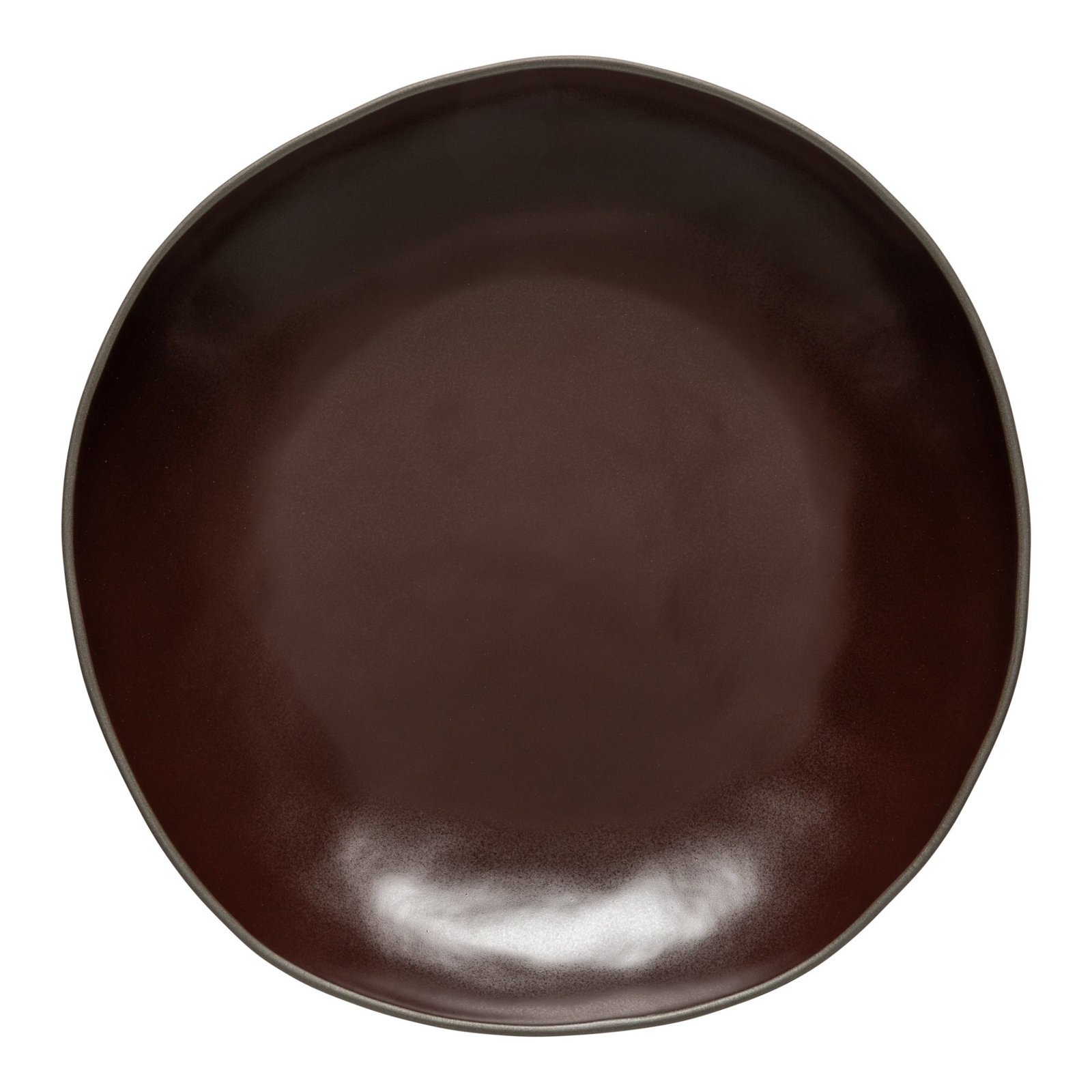 Stacked Organic Serving Bowl, Port