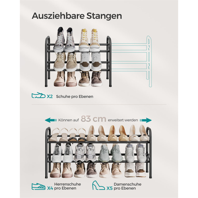 12 Pair Shoe Rack