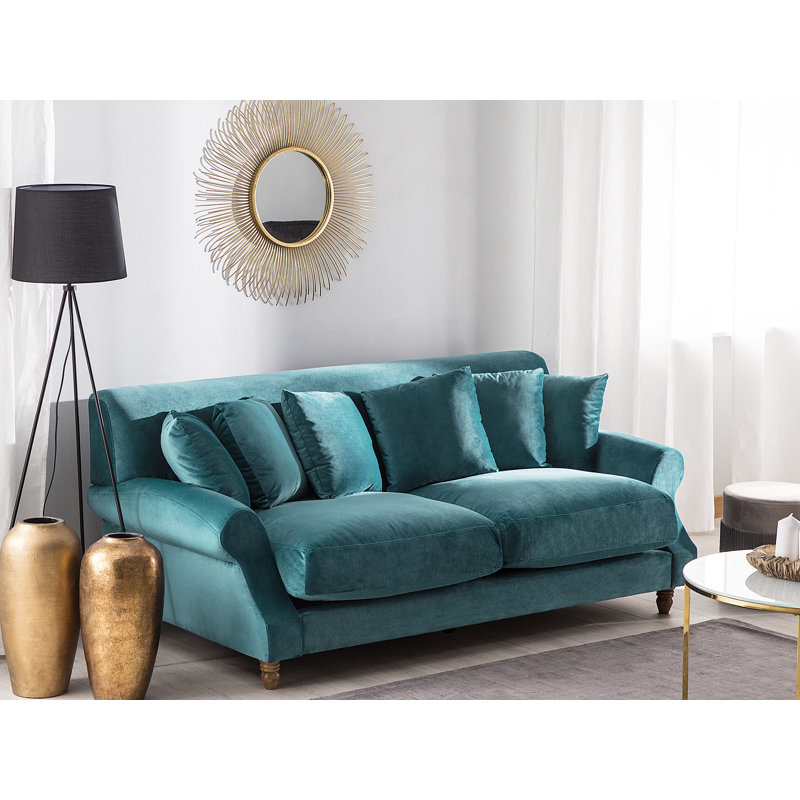 Northampton Velvet Sofa, Teal
