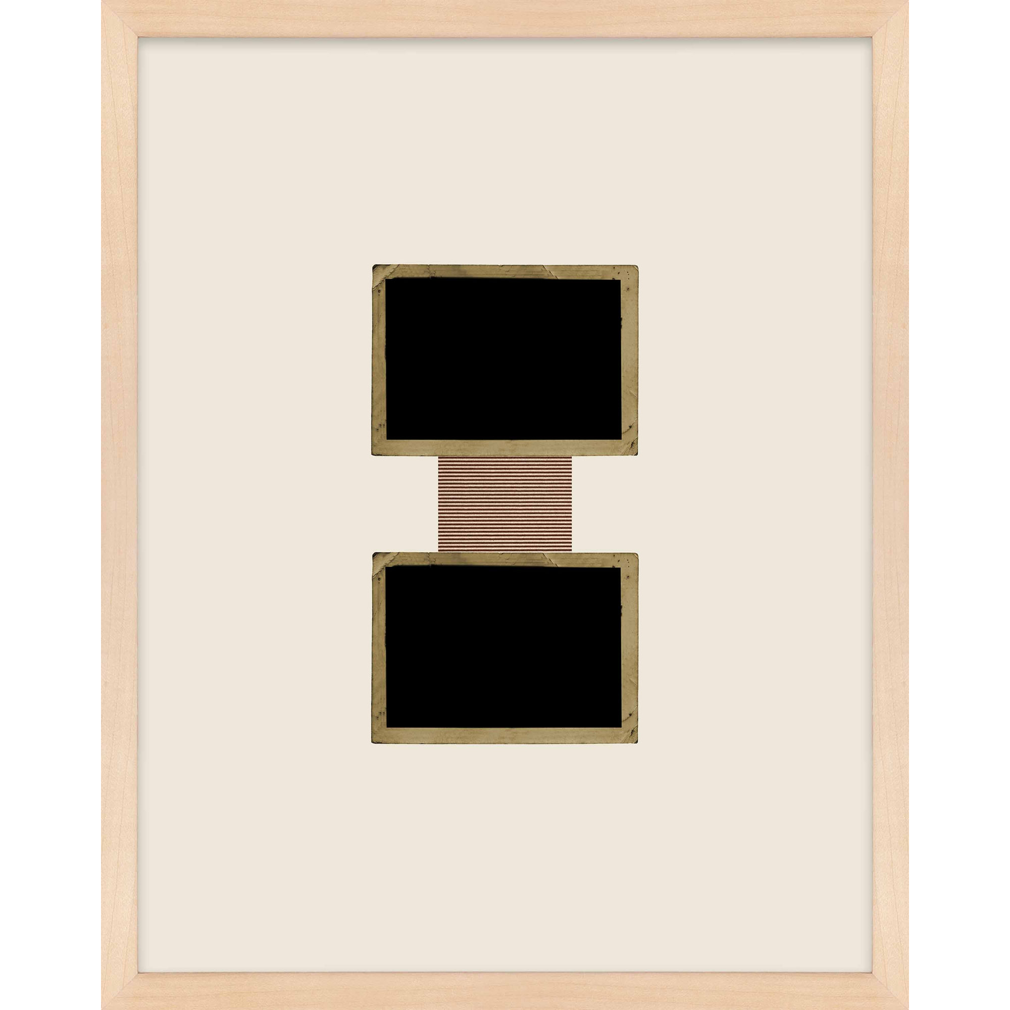 Column 1 by Eleni Psyllaki For Paradissi Digital Art, Maple Framed, 30" H x 24" W  x 1.25" D