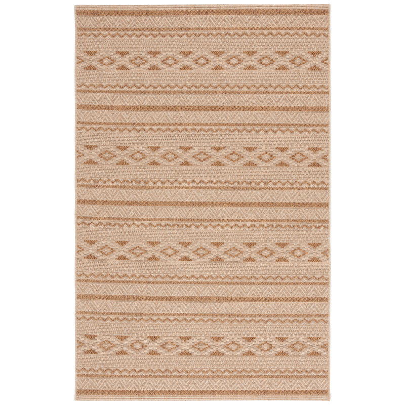 Larmont Sisal All-Weather Southwestern Indoor/Outdoor Area Rug, Rectangle 8' x 10'