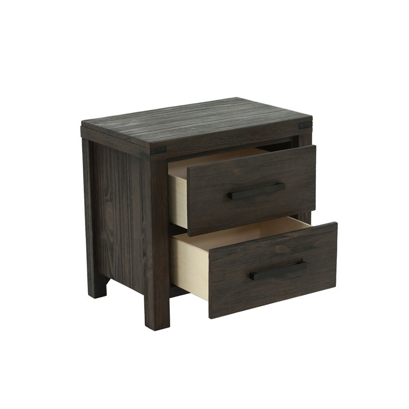 Table de chevet 2 tiroirs
