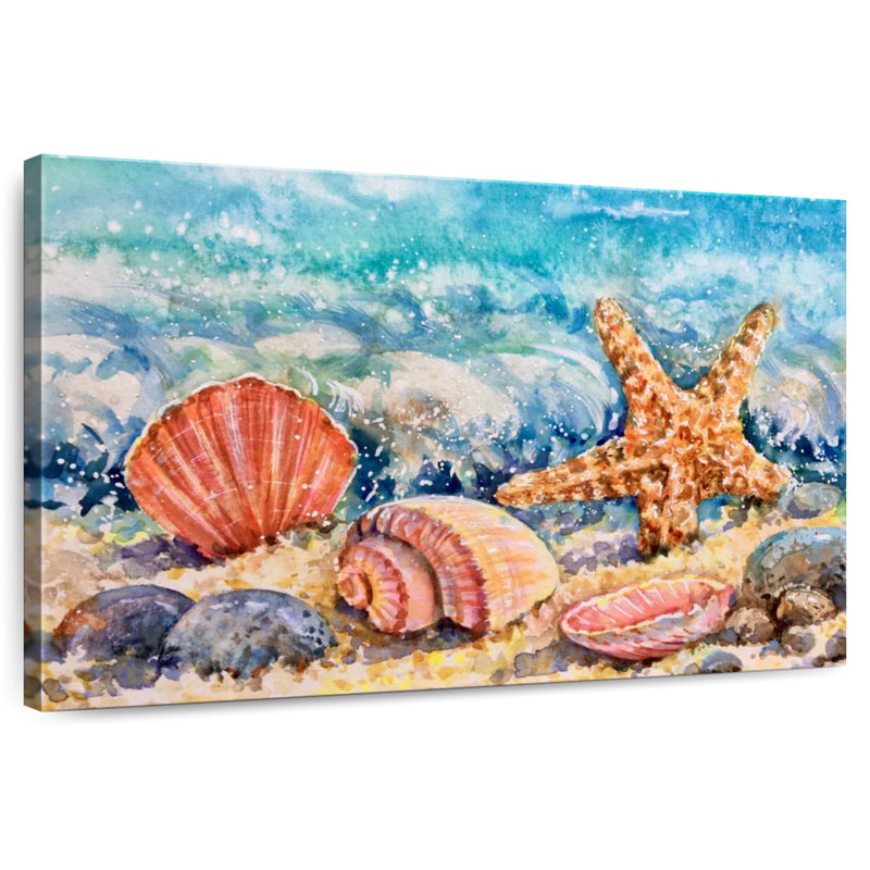 Aletra Seashore Nautical Beauties, 34" H x 51" W