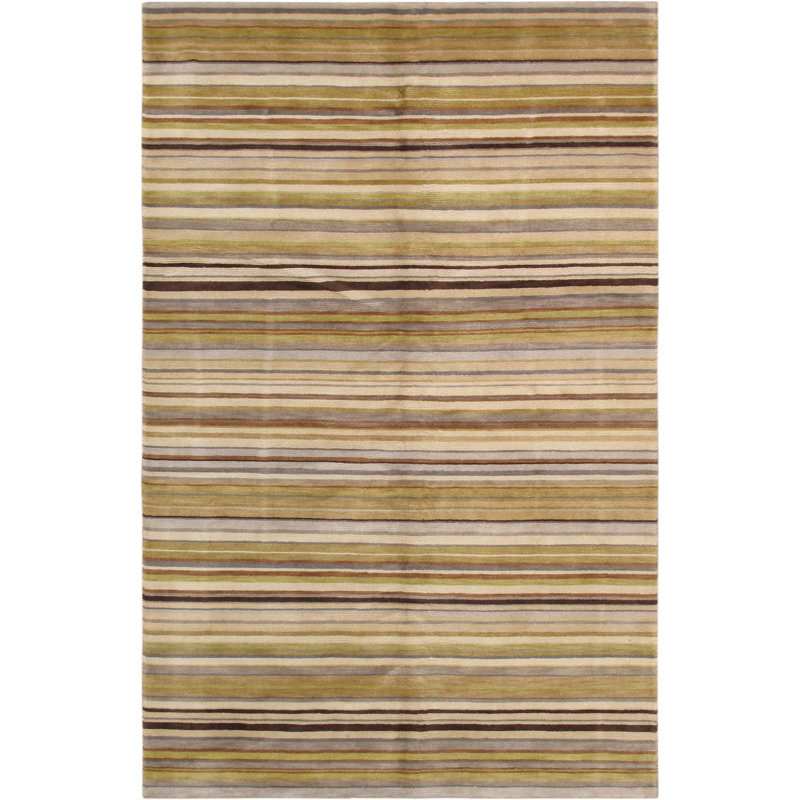 Striped Area Rug in Multi