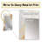 Gold And White Magic Marble Geode III - Marble Unique Wall Mirror, Modern Mirror, Printed Metal Art-1455474711