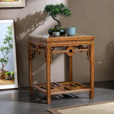 Solid wood flowers a few simple square objects by dujinlong home