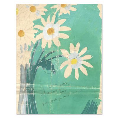 Bouquette De Marguerites Print by Paule Marrot