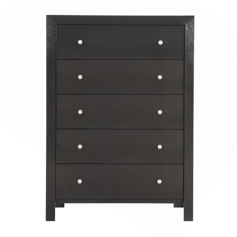 Commode Burlington G2450-CH, noire, Noir
