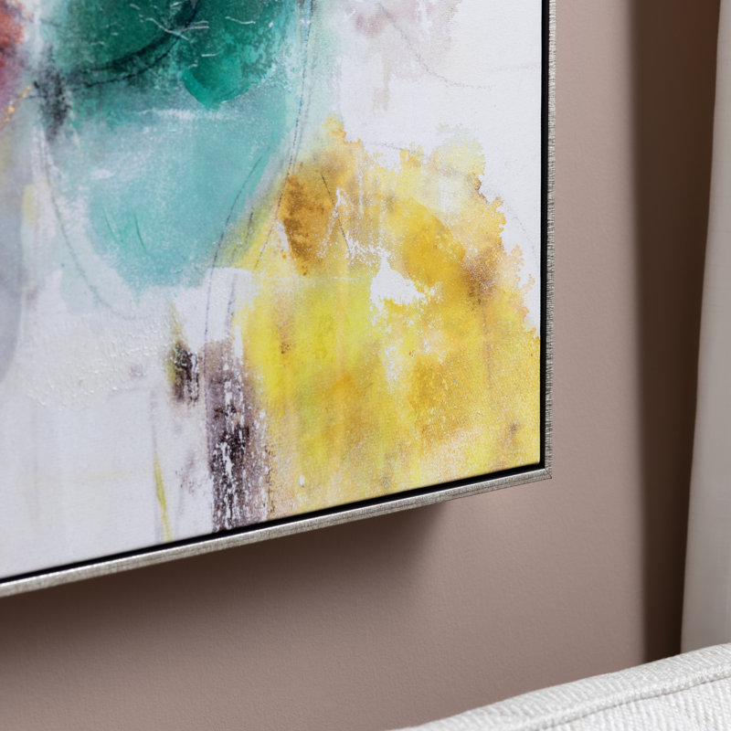 «Vibrant Rings», art mural encadré sur toile