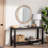 Rustic Round Wall Mirror