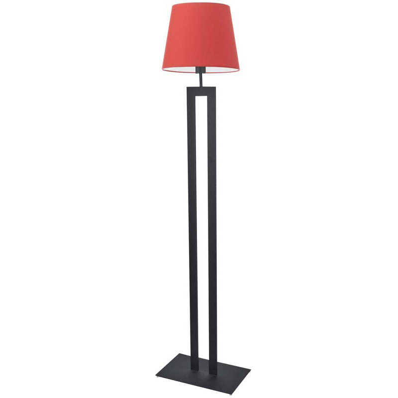 Arnes 172 H cm Traditional Floor Lamp, Red, Black