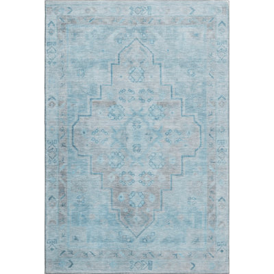 Premium Machine Washable Mayfield Border Rug