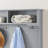 Modern Classic Hall Tree With Shoe Rack, Bench, Coat Hooks, And Open Shelves For Entryway Organization And Storage-1605057147