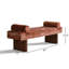 Banc de salle à manger 60 po en chenille-1018967225