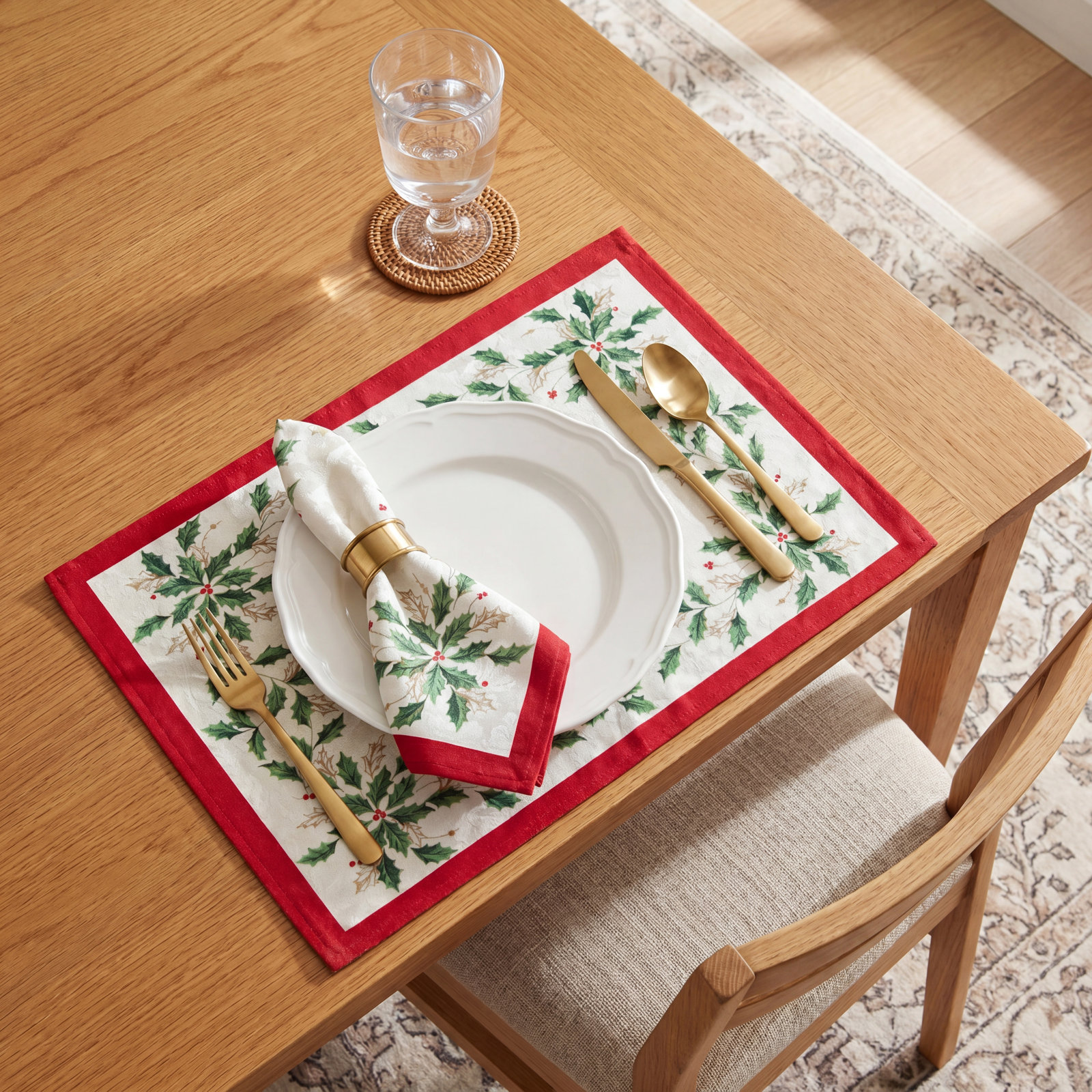 Holiday Placemat and Napkin Set