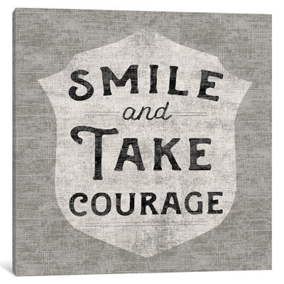 «Take Courage», art textuel