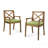 PERLA DINING CHAIR,2PCS With 2 Green Cushions,For Backyard, Poolside, Garden, Chair-1461491760