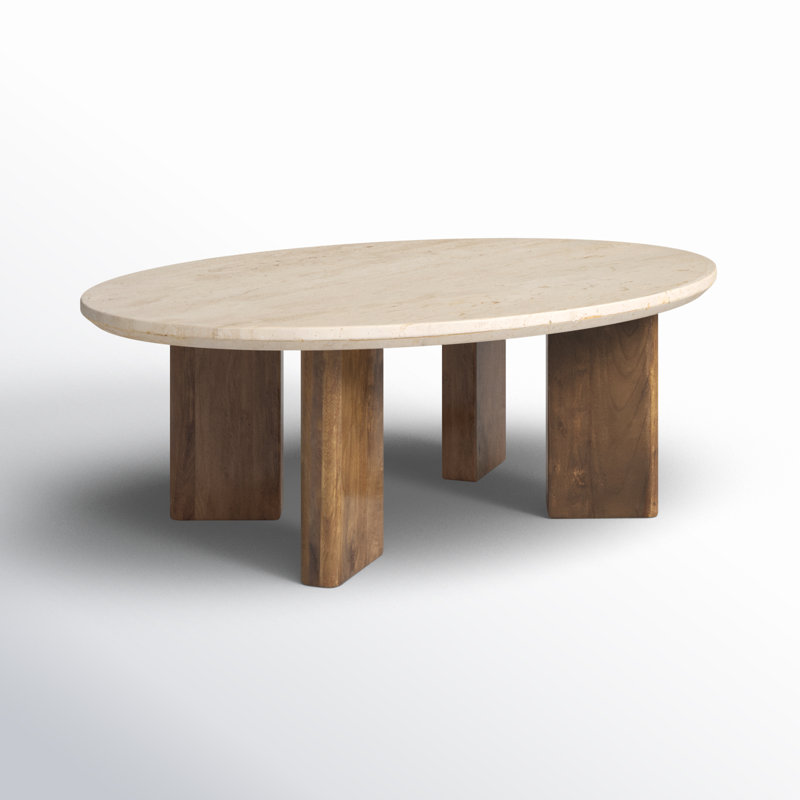 Rupani Marble Top Single Coffee Table
