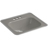 Tahoe Metal Rectangular Drop-In Bathroom Sink with Overflow