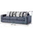 Upholstered 98.25 " Sofa-131515051