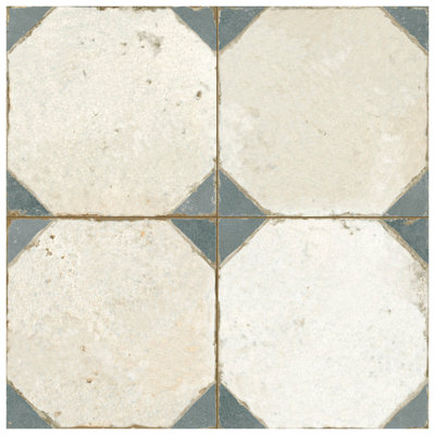 Kings Yard 18" x 18" Ceramic Patterned Wall & Floor Tile