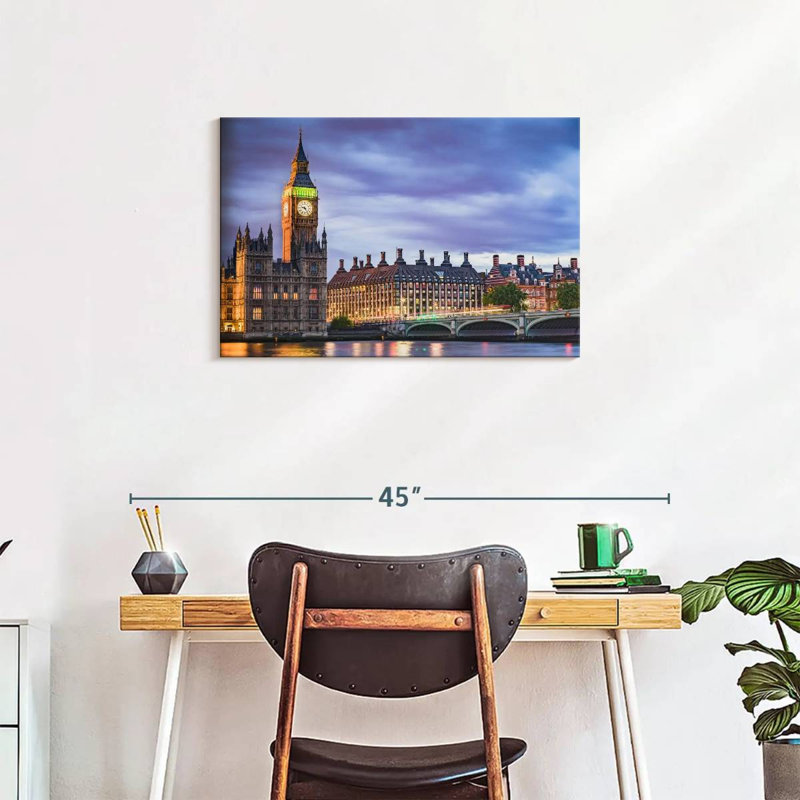 Westminster Twilight, 20" H x 30" W